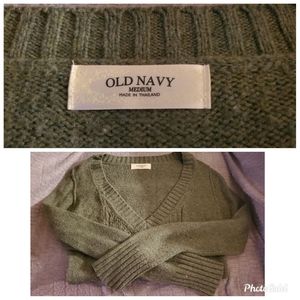 Olive green sweater